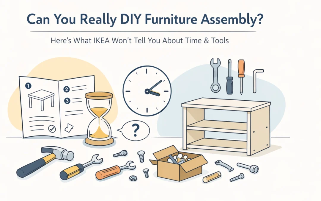Can You Really DIY Furniture Assembly? Here’s What IKEA Won’t Tell You About Time & Tools