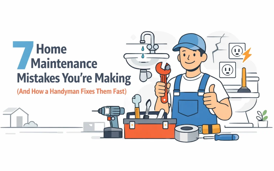 7 Home Maintenance Mistakes You’re Making (And How a Handyman Fixes Them Fast)