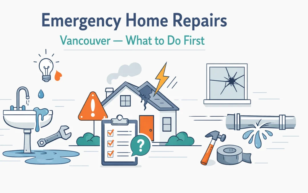 Emergency Home Repairs Vancouver – What to Do First