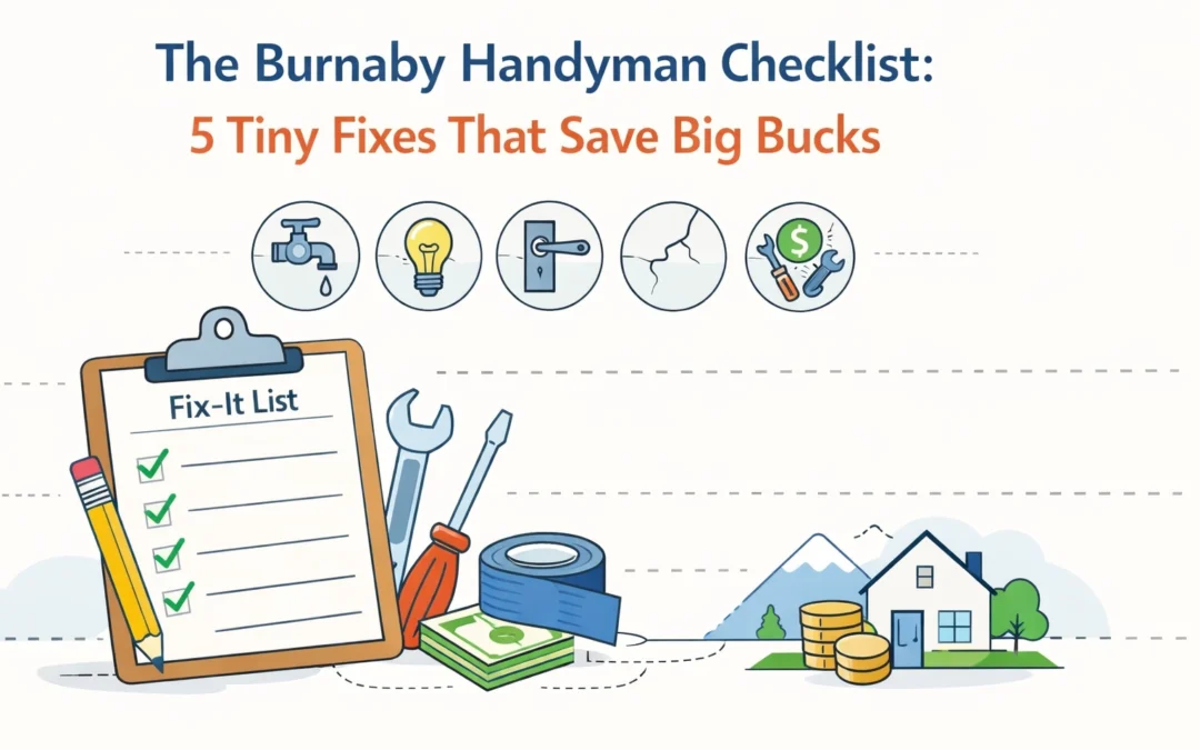 The Burnaby Handyman Checklist: 5 Tiny Fixes That Save Big Bucks