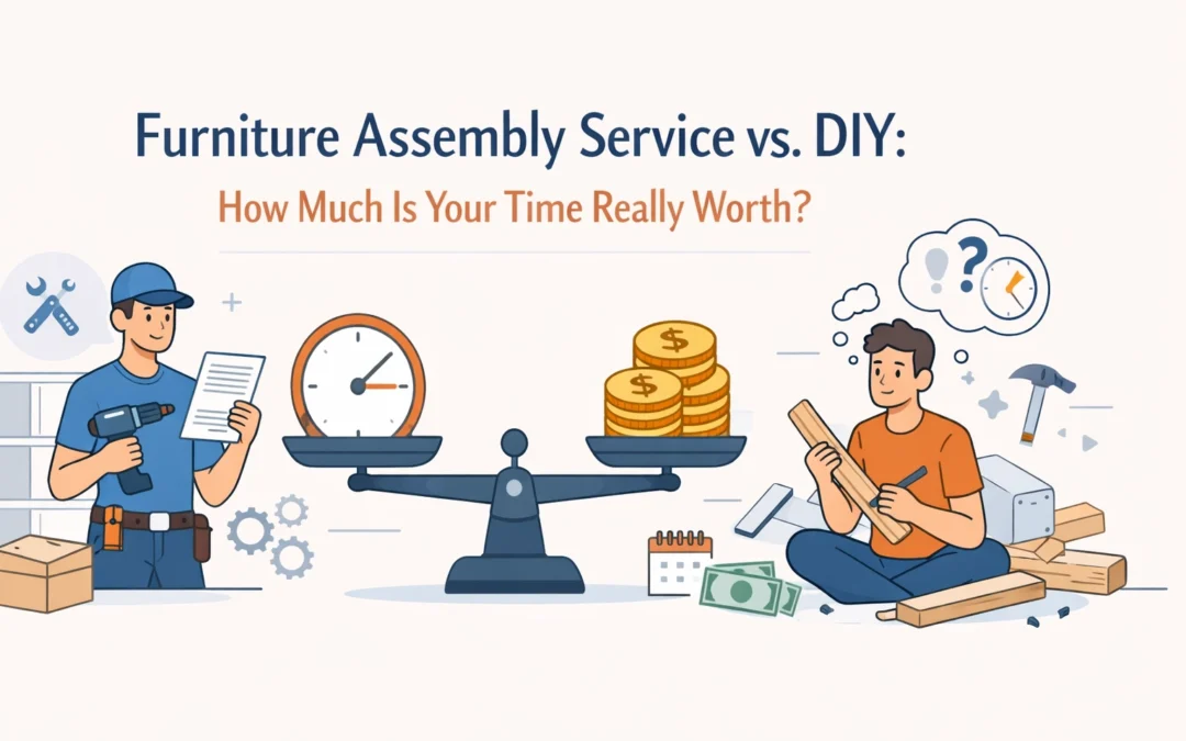 Furniture Assembly Service vs. DIY: How Much Is Your Time Really Worth?