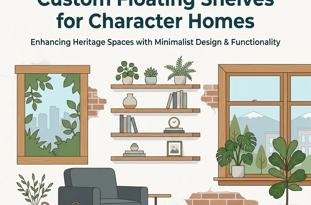 Commercial Drive Living: Custom Floating Shelves for Character Homes