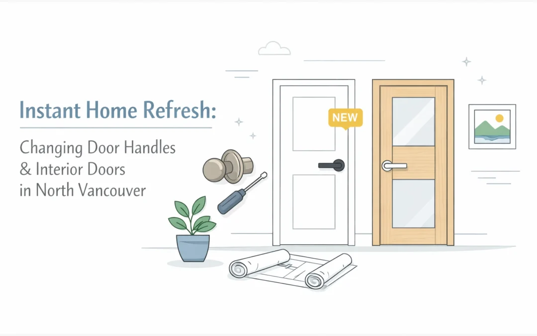 Instant Home Refresh: Changing Door Handles & Interior Doors in North Vancouver