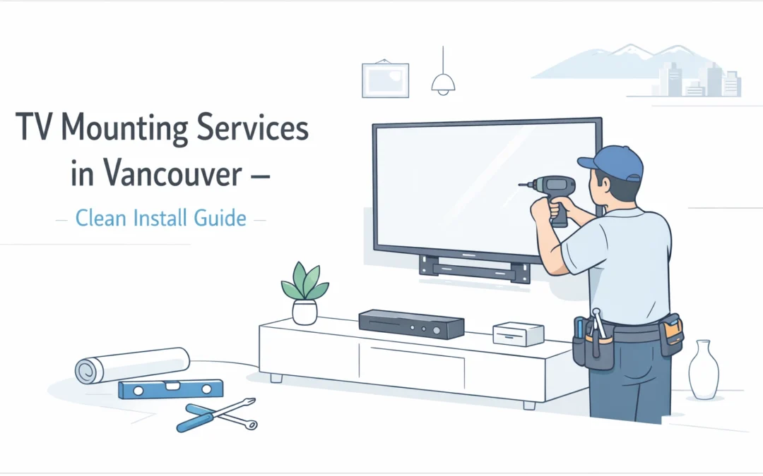 TV Mounting Services in Vancouver – Clean Install Guide