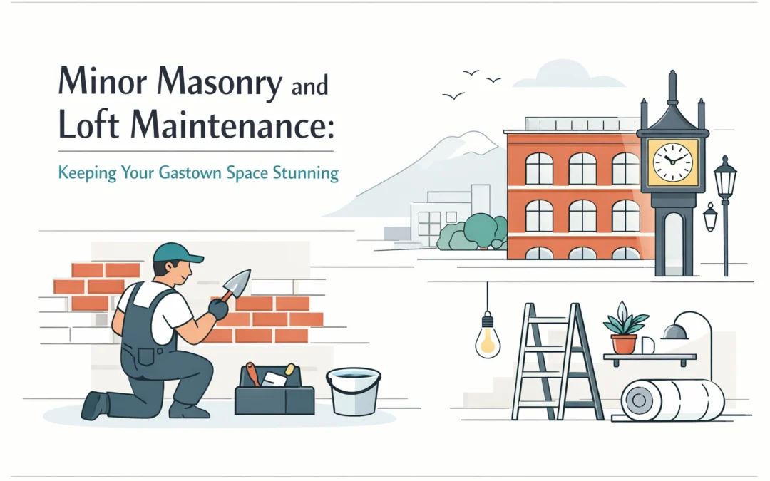 Minor Masonry and Loft Maintenance: Keeping Your Gastown Space Stunning