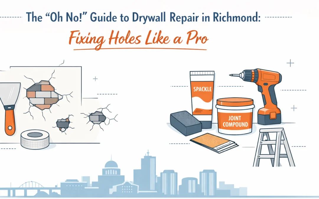 The ‘Oh No’ Guide to Drywall Repair in Richmond: Fixing Holes Like a Pro