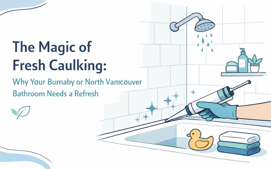 The Magic of Fresh Caulking: Why Your Burnaby or North Vancouver Bathroom Needs a Refresh
