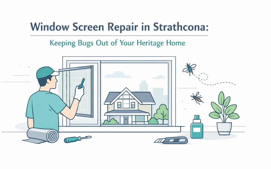 Window Screen Repair in Strathcona: Keeping Bugs Out of Your Heritage Home