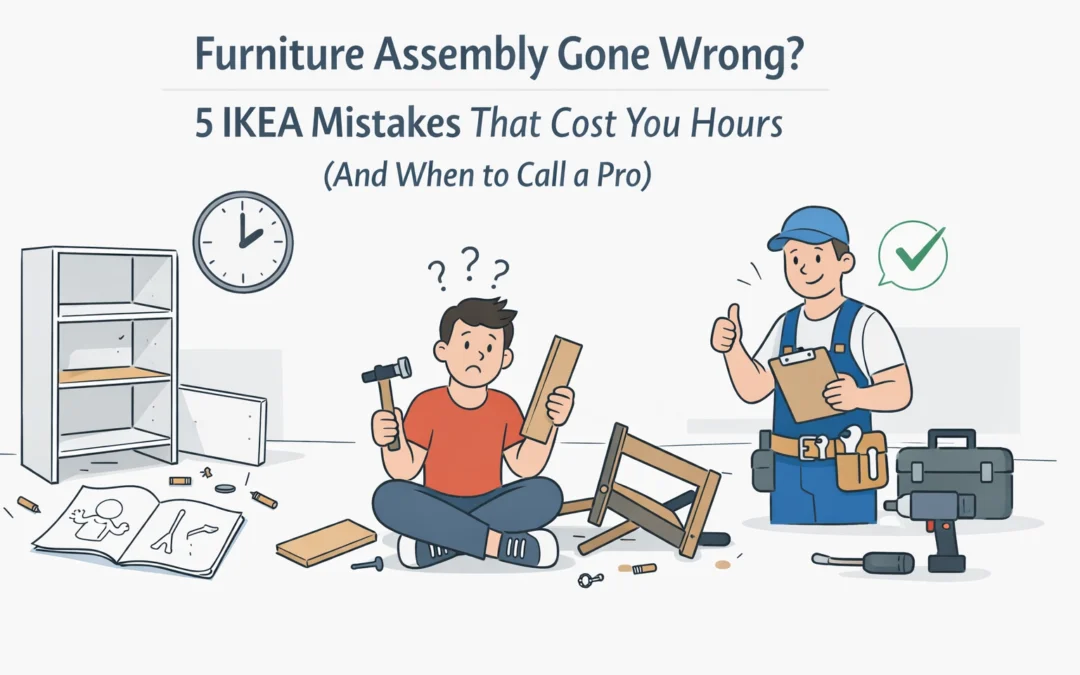 Furniture Assembly Gone Wrong? 5 IKEA Mistakes That Cost You Hours (And When to Call a Pro)