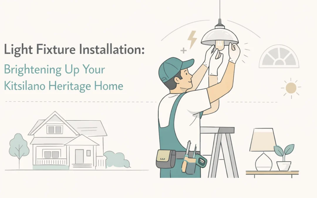 Light Fixture Installation: Brightening Up Your Kitsilano Heritage Home