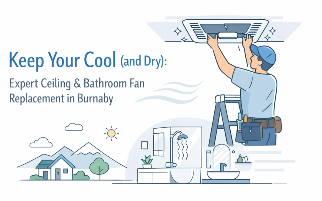 Keep Your Cool (and Dry): Expert Ceiling & Bathroom Fan Replacement in Burnaby