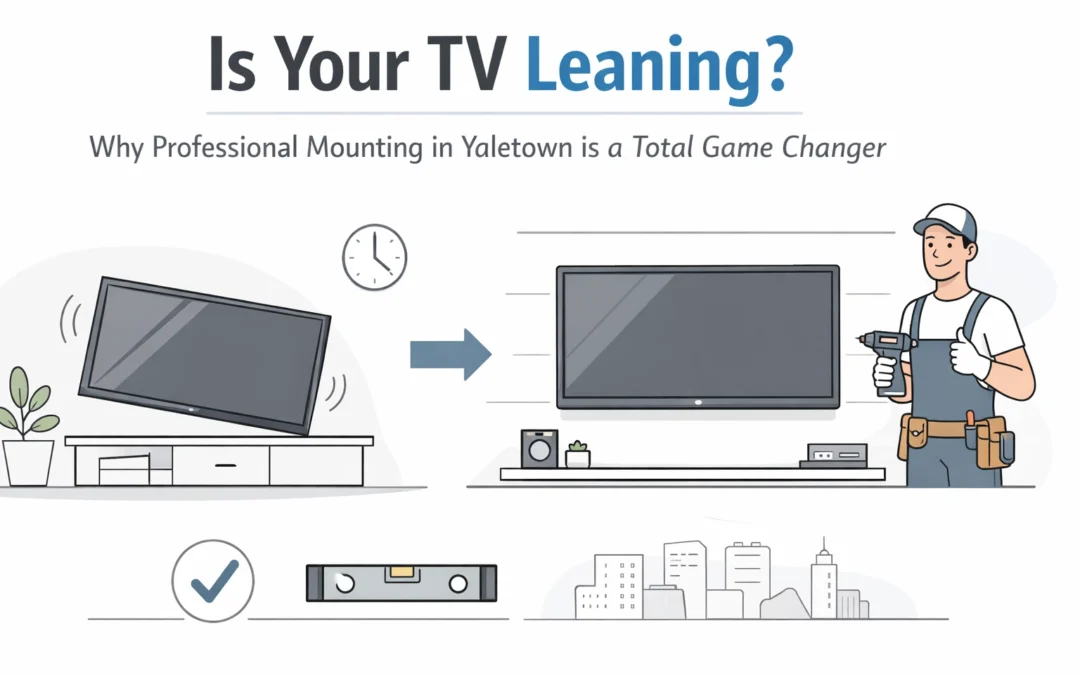 Is Your TV Leaning? Why Professional Mounting in Yaletown is a Total Game Changer