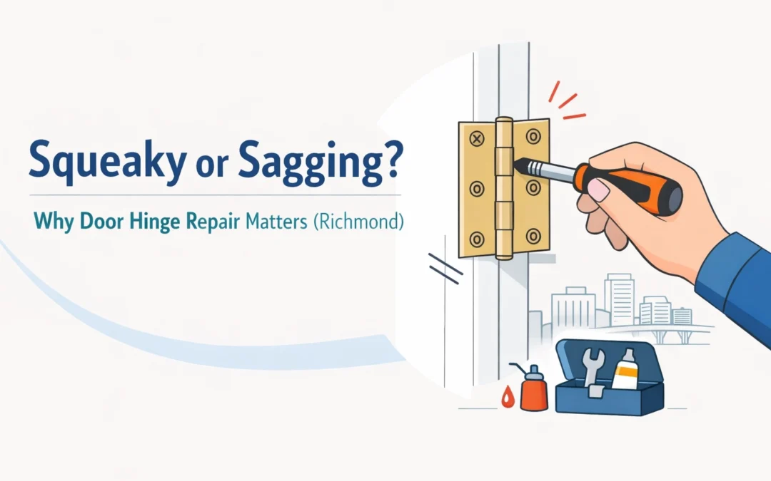 Squeaky or Sagging? Why Door Hinge Repair Matters (Richmond)
