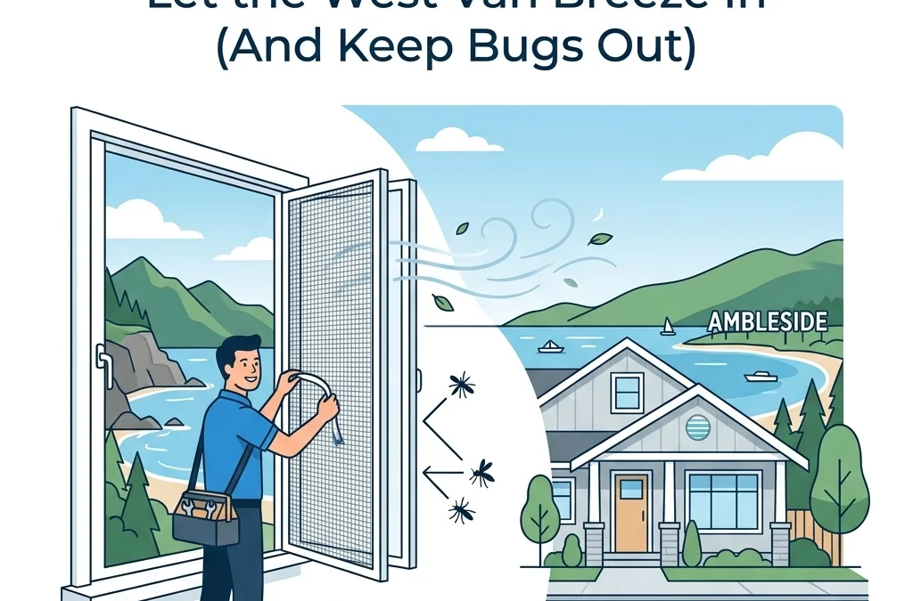 Ambleside Window Screen Repair: Let the West Van Breeze In (And Keep Bugs Out)