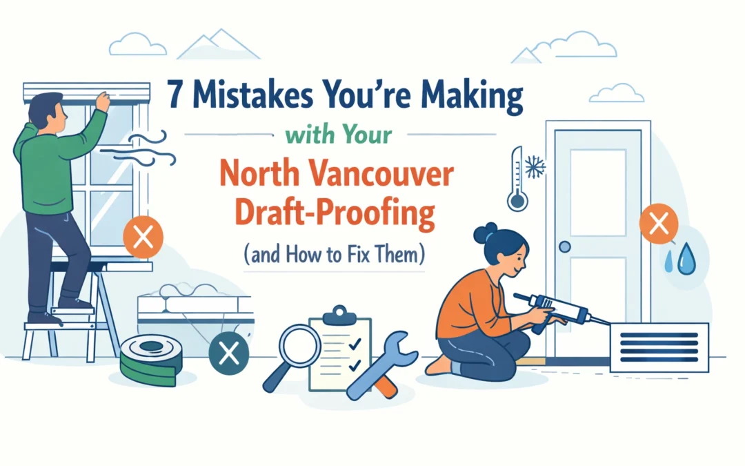 7 Mistakes You’re Making with Your North Vancouver Draft-Proofing (and How to Fix Them)