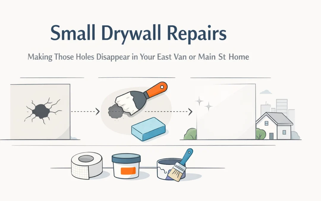 Small Drywall Repairs: Making Those Holes Disappear in Your East Van or Main St Home