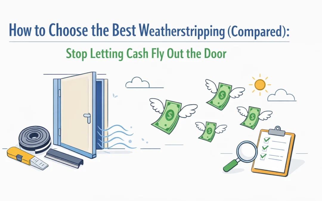 How to Choose the Best Weatherstripping (Compared): Stop Letting Cash Fly Out the Door