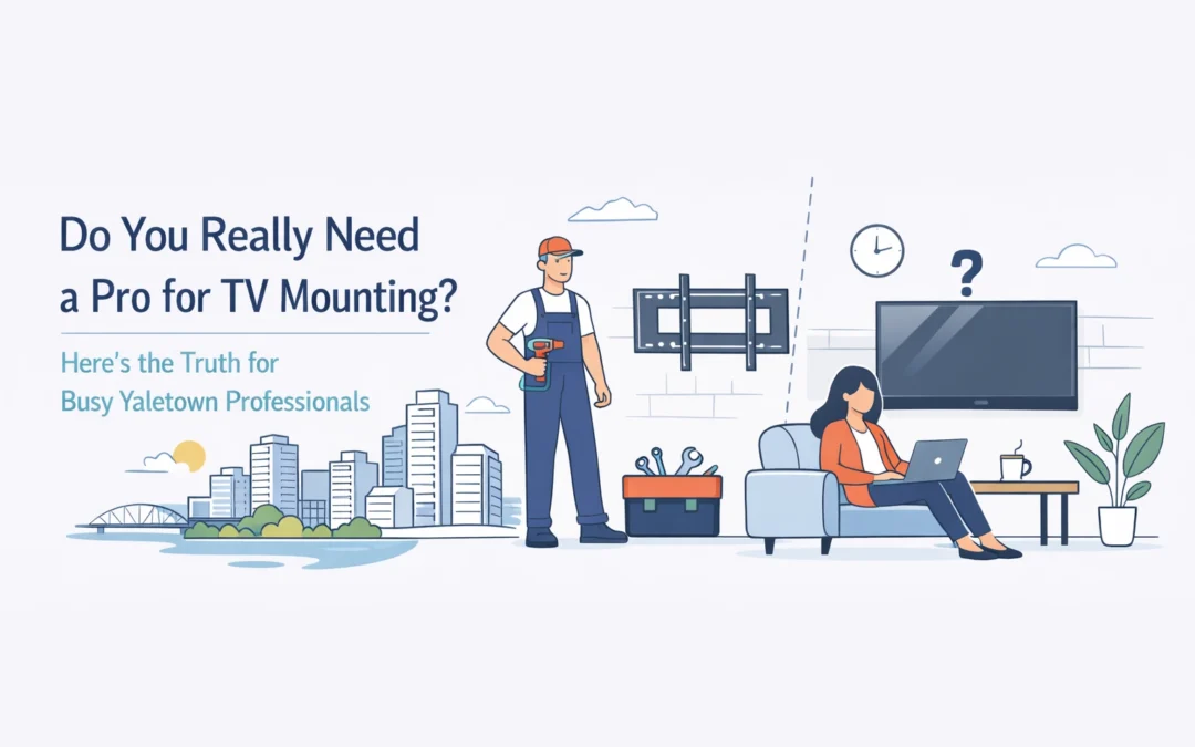 Do You Really Need a Pro for TV Mounting? Here’s the Truth for Busy Yaletown Professionals