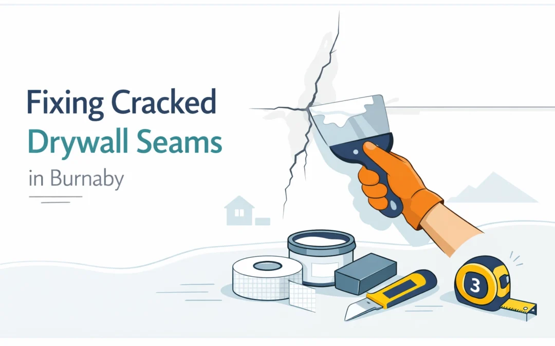 Fixing Cracked Drywall Seams in Burnaby