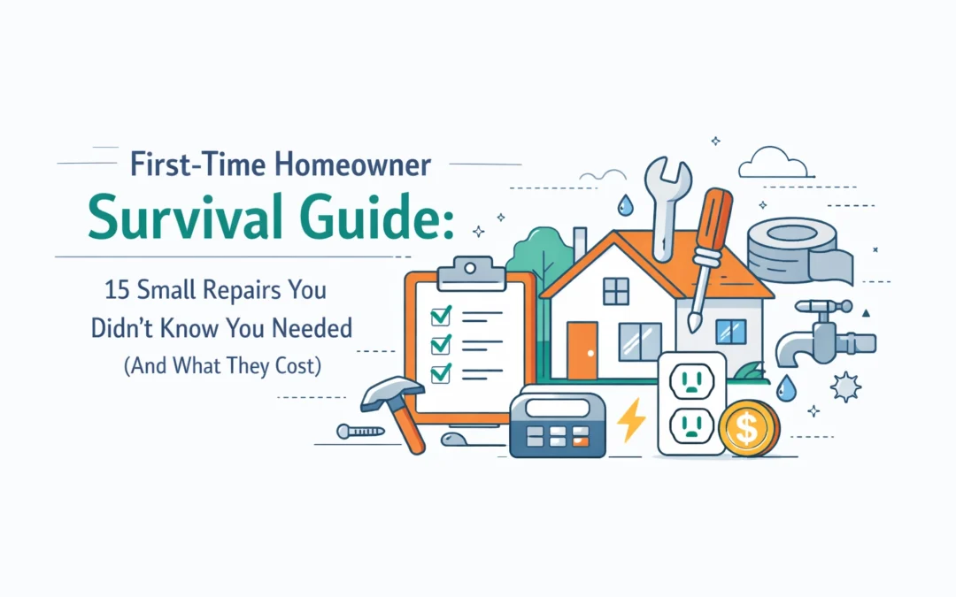 First-Time Homeowner Survival Guide: 15 Small Repairs You Didn’t Know You Needed