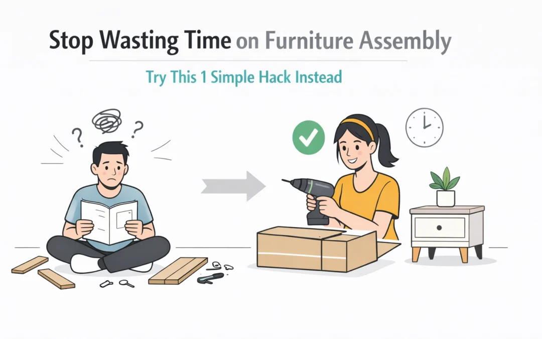 Stop Wasting Time on Furniture Assembly: Try This 1 Simple Hack Instead