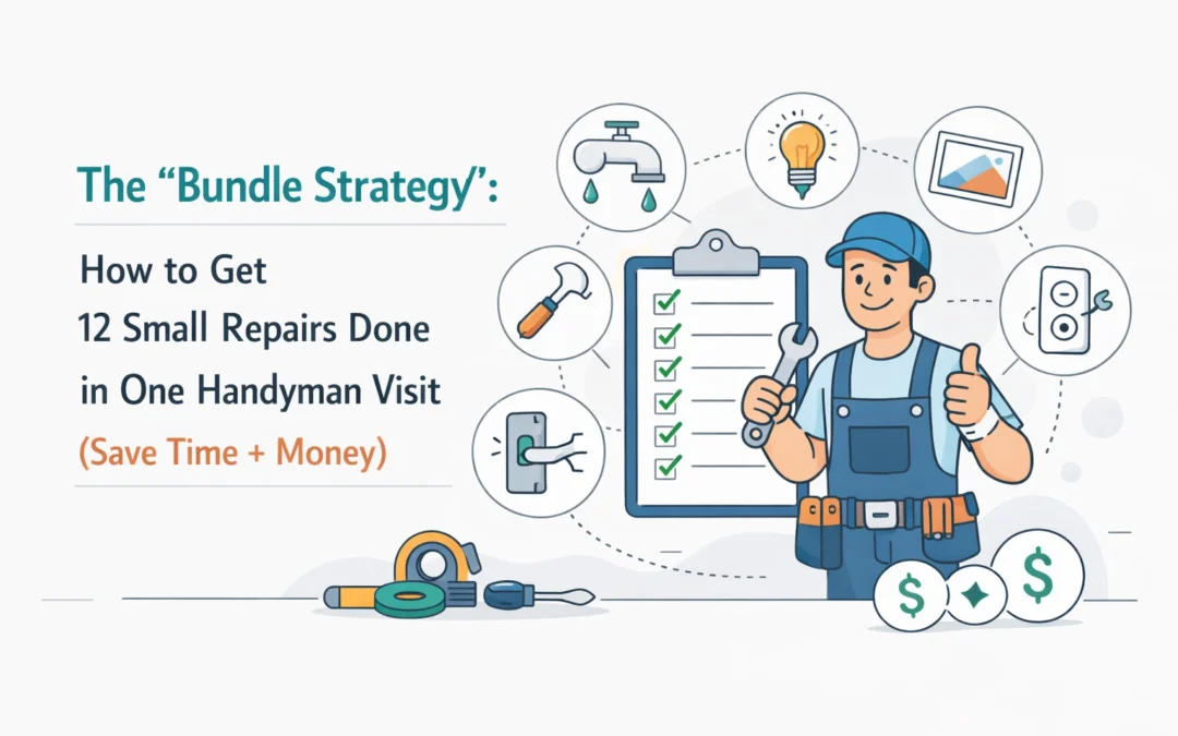 The “Bundle Strategy”: How to Get 12 Small Repairs Done in One Handyman Visit (Save Time + Money)
