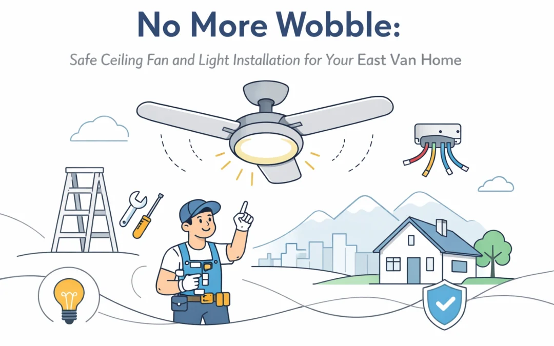No More Wobble: Safe Ceiling Fan and Light Installation for Your East Van Home