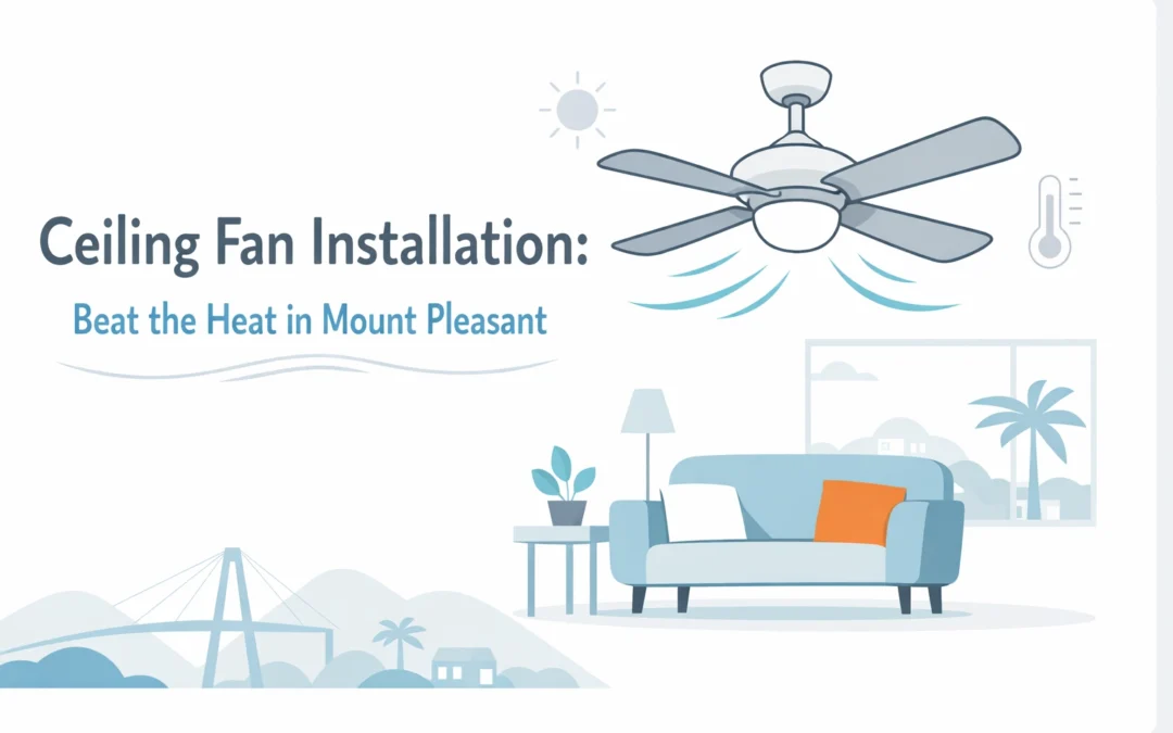 Ceiling Fan Installation: Beat the Heat in Mount Pleasant