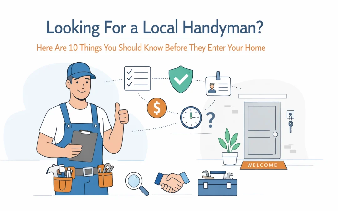 Looking For a Local Handyman? Here Are 10 Things You Should Know Before They Enter Your Home