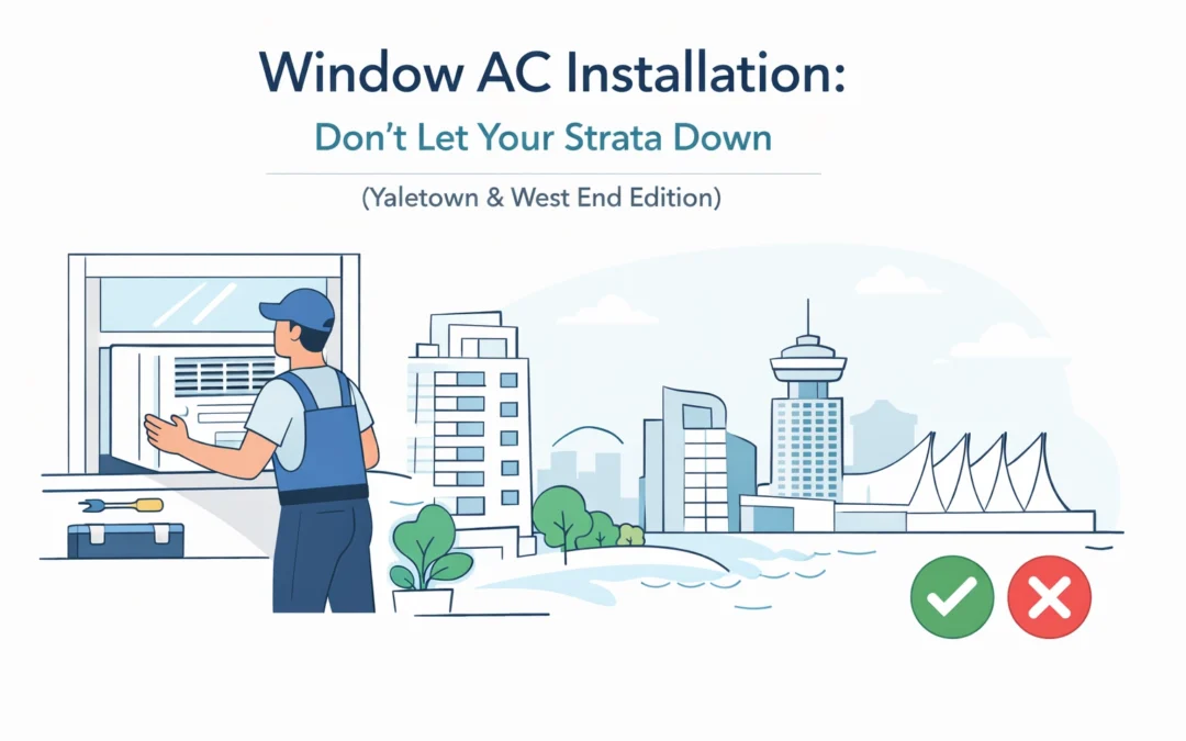 Window AC Installation: Don’t Let Your Strata Down (Yaletown & West End Edition)