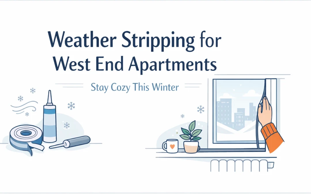 Weather Stripping for West End Apartments: Stay Cozy This Winter