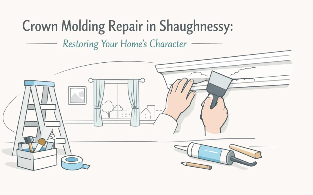 Crown Molding Repair in Shaughnessy: Restoring Your Home’s Character