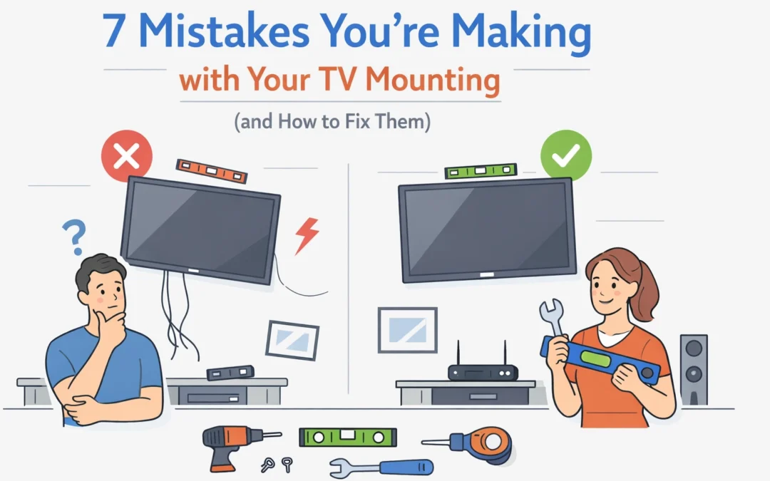 7 Mistakes You’re Making with Your TV Mounting (and How to Fix Them)