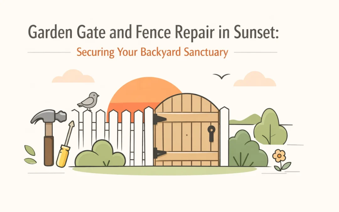 Garden Gate and Fence Repair in Sunset: Securing Your Backyard Sanctuary