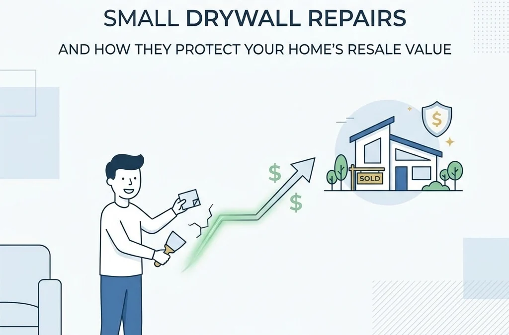 Why Everyone Is Talking About Small Drywall Repairs (And How They Protect Your Home’s Resale Value)