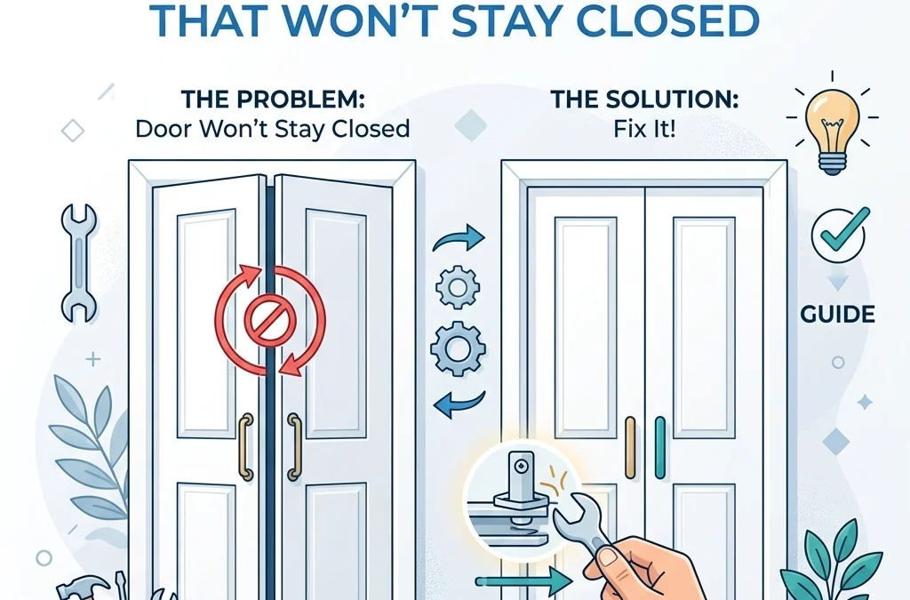 How to Fix a Bifold Door That Won’t Stay Closed