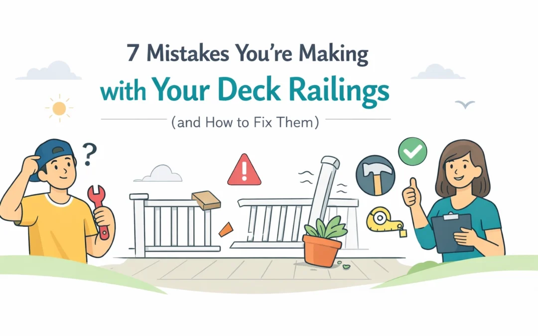 7 Mistakes You’re Making with Your Deck Railings (and How to Fix Them)