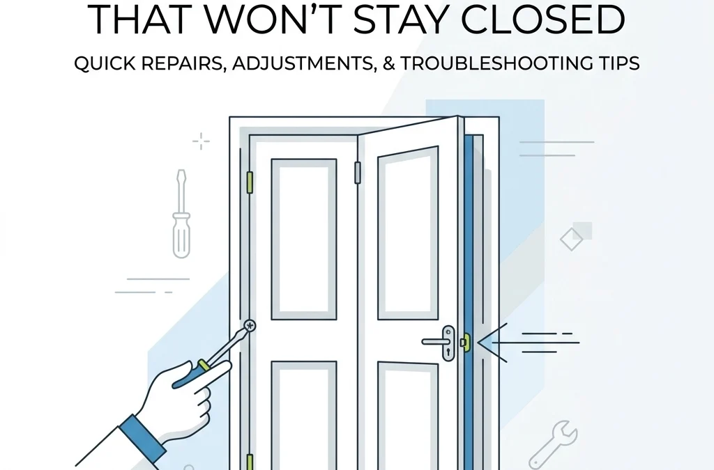 How to Fix a Bifold Door That Won’t Stay Closed