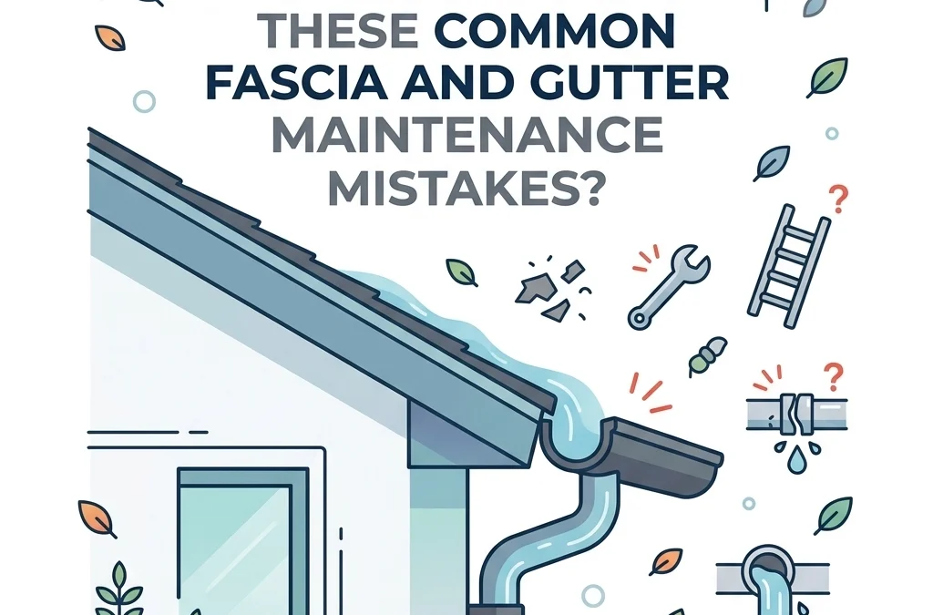 Are You Making These Common Fascia and Gutter Maintenance Mistakes?