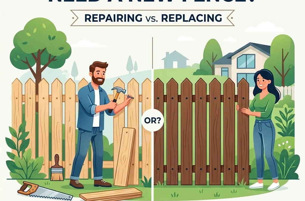 Do You Really Need a New Fence? Here’s the Truth About Repairing vs. Replacing
