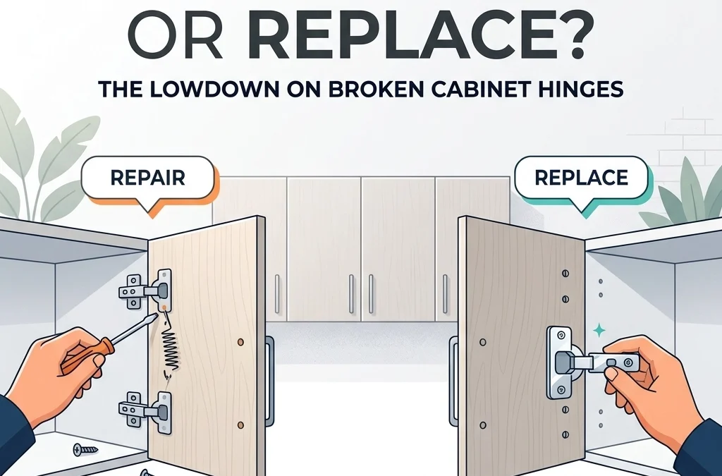 To Repair or Replace? The Lowdown on Broken Cabinet Hinges