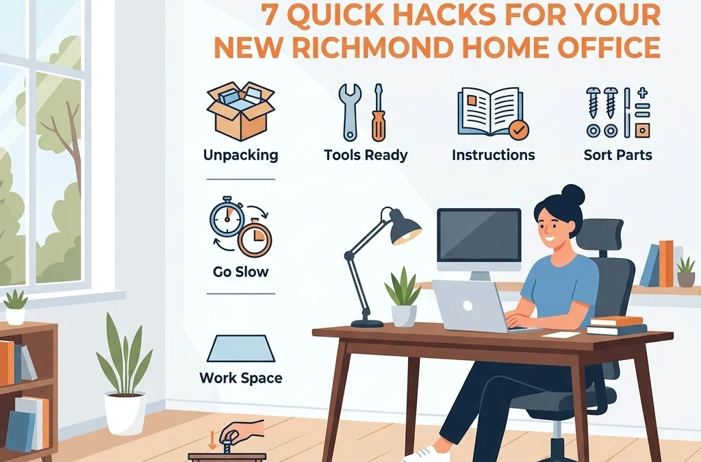 Stop Wasting Time on Furniture Assembly: 7 Quick Hacks for Your New Richmond Home Office