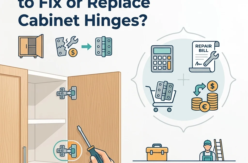 What Does it Cost to Fix or Replace Cabinet Hinges?