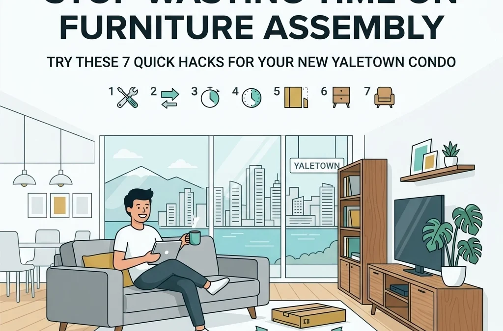 Stop Wasting Time on Furniture Assembly: Try These 7 Quick Hacks for Your New Yaletown Condo