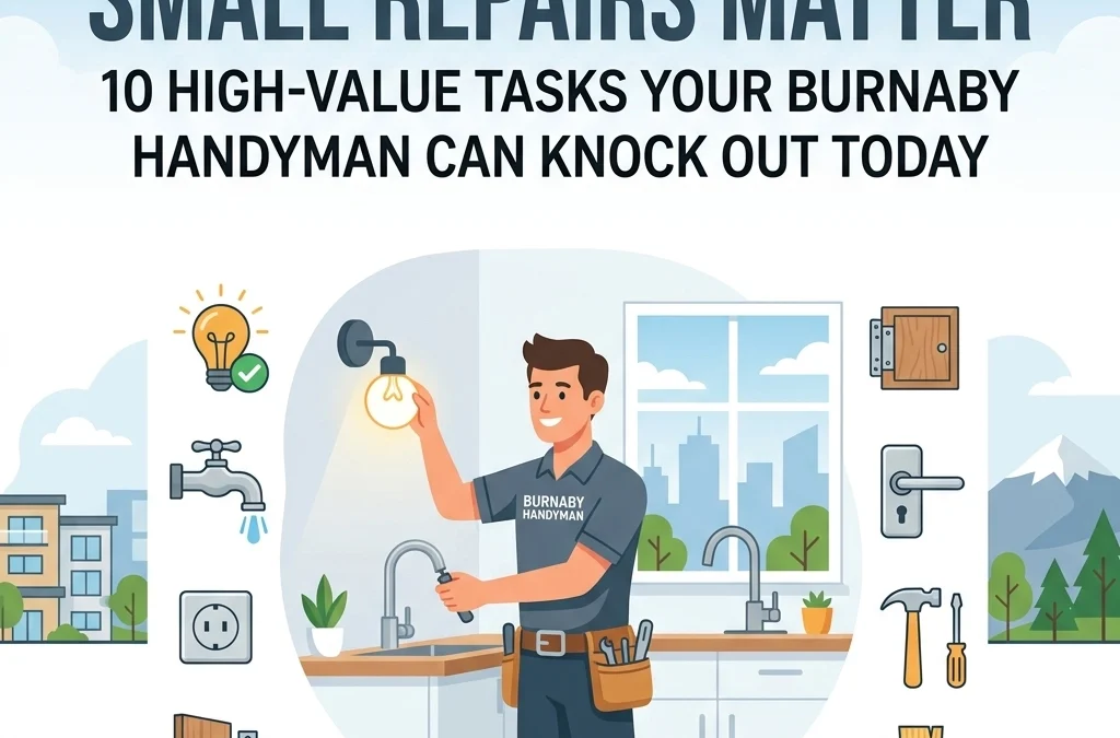 Small Repairs Matter: 10 High-Value Tasks Your Burnaby Handyman Can Knock Out Today