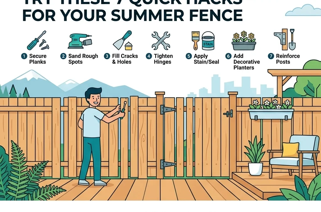 Stop Wasting Time on Patio Repair Vancouver: Try These 7 Quick Hacks for Your Summer Fence
