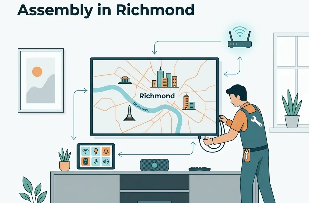 How to Integrate Your Home Tech With Professional Furniture Assembly in Richmond