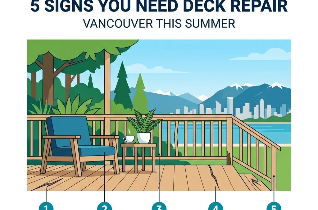 Is Your Deck Safe? 5 Signs You Need Deck Repair in Vancouver This Summer