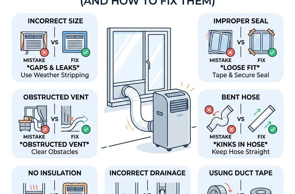 7 Mistakes You’re Making with Your Portable AC Window Kit (and How to Fix Them)