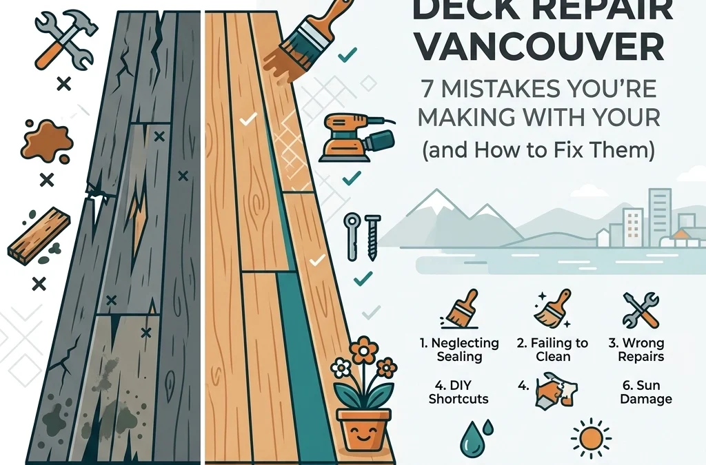 Deck Repair Vancouver: 7 Mistakes You’re Making With Your Patio (and How to Fix Them)